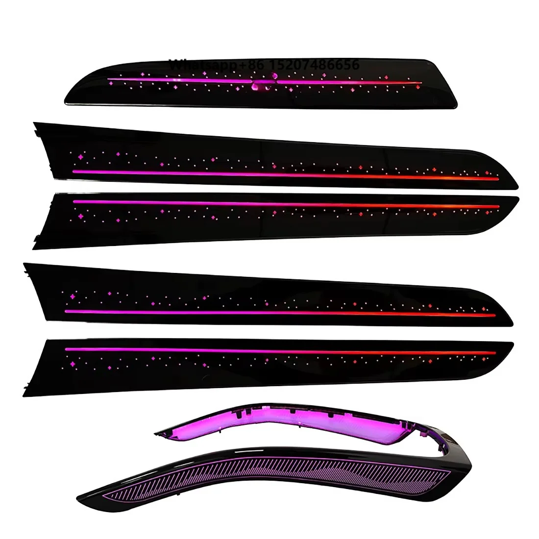 64 Colors Star Sky Ambient Light 2010-2017 Atmosphere Lamps Rainbow Dynamic Symphony Auto Interior Lighting