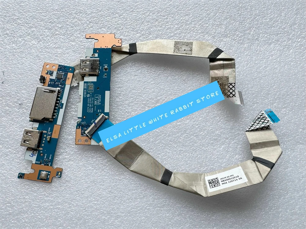 

Оригинальная USB-кнопка питания для ноутбука Lenovo IdeaPad 3 15ABA7, плата чтения карт SD с кабелем NS-E052