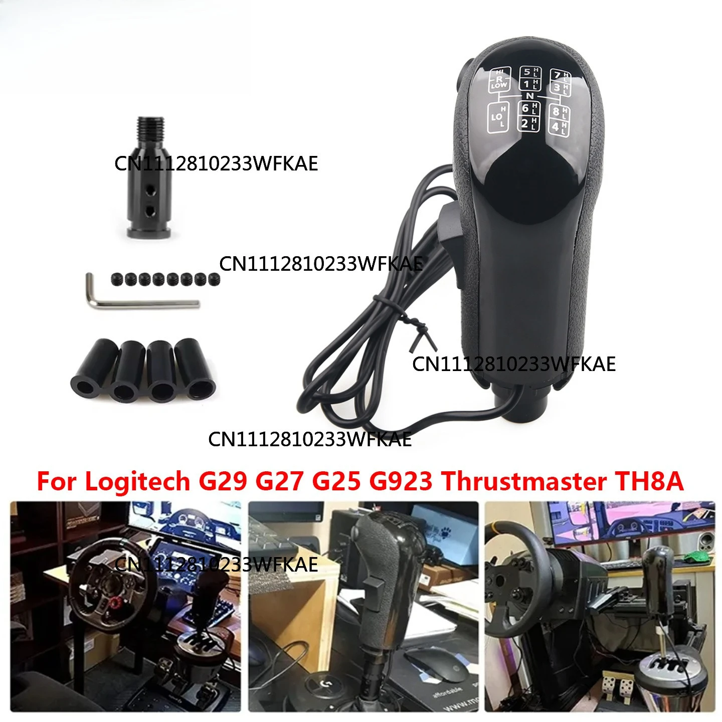 Truck Simulator PC USB Gearshift Knob For Logitech G29 G27 G25 G923 Thrustmaster TH8A High Low Gear Shifter Knob For ATS ETS2