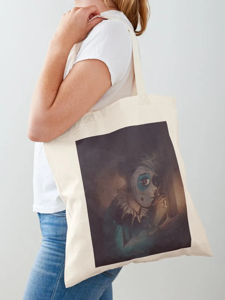 Mysterious Clown - Lo?c Nottet Tote Bag great bag tote bag men's Handbags reusable shopping bags Canvas Tote