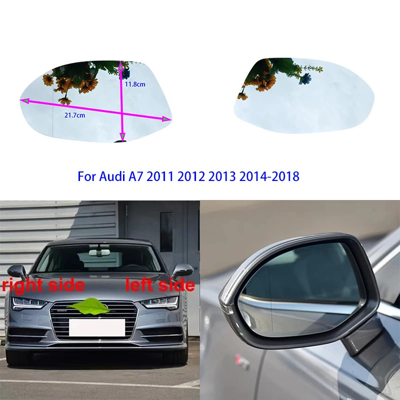 

This is suitable for the electric heating glass of the rearview mirror the rearview mirror surface of the Audi A7 2011-18 model