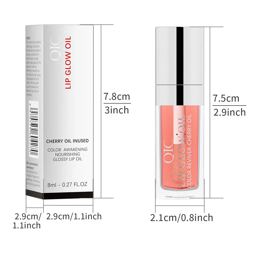 Veranderende Kleur Lip Glow Oil Hydraterende Hoge Gepigmenteerde Lippenbalsem Verjaardagscadeau