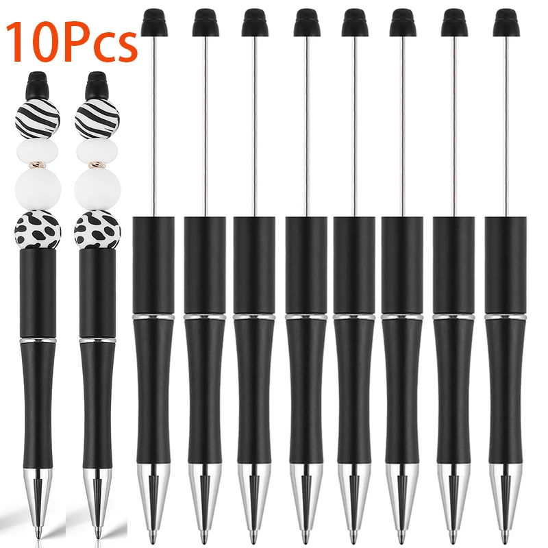 10ชิ้นปากกาลูกปัดปากกาบอลพอยท์ลูกปัดปากกา DIY