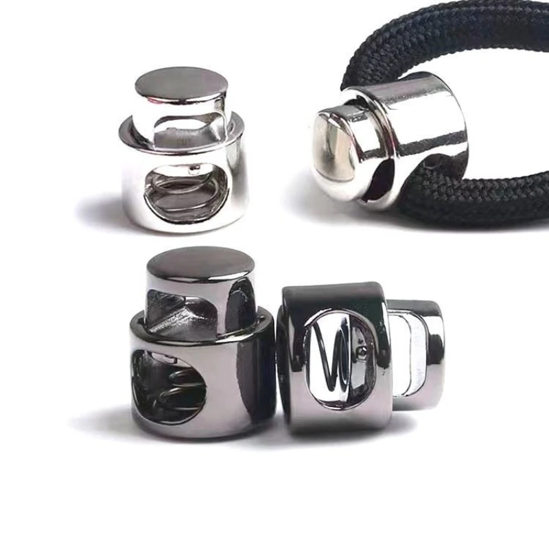 Metal spring button sweater sweatpants elastic adjustment buckle versatile free shoelace buckle drawstring buckle accessories