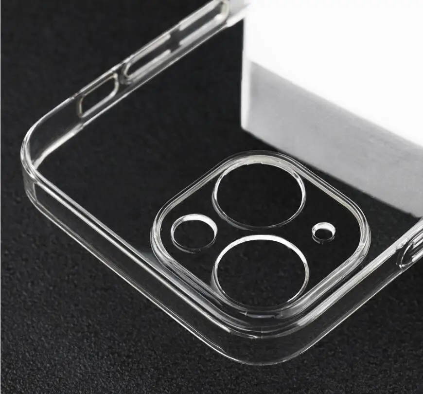 Przezroczyste etui do iPhone 12, 11, 13, 14, 15 Pro Max, wykonane z miękkiego TPU, przezroczysta osłona na telefon, przezroczyste etui do iPhone 12, 13 Mini. — zdjęcie produktu 4