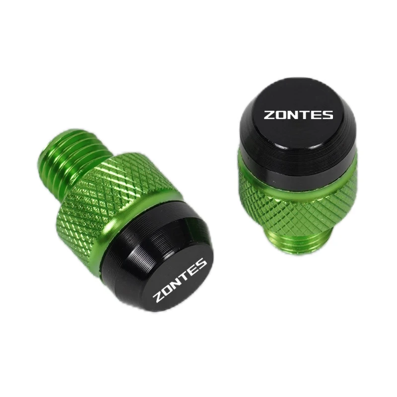 ل Zontes G1 125 ZT125 G1 ZT125U ZT 125 U ZT 310R 310X ZT310 دراجة نارية CNC مرآة ثقب المقابس مسامير البراغي غطاء قبعات #6