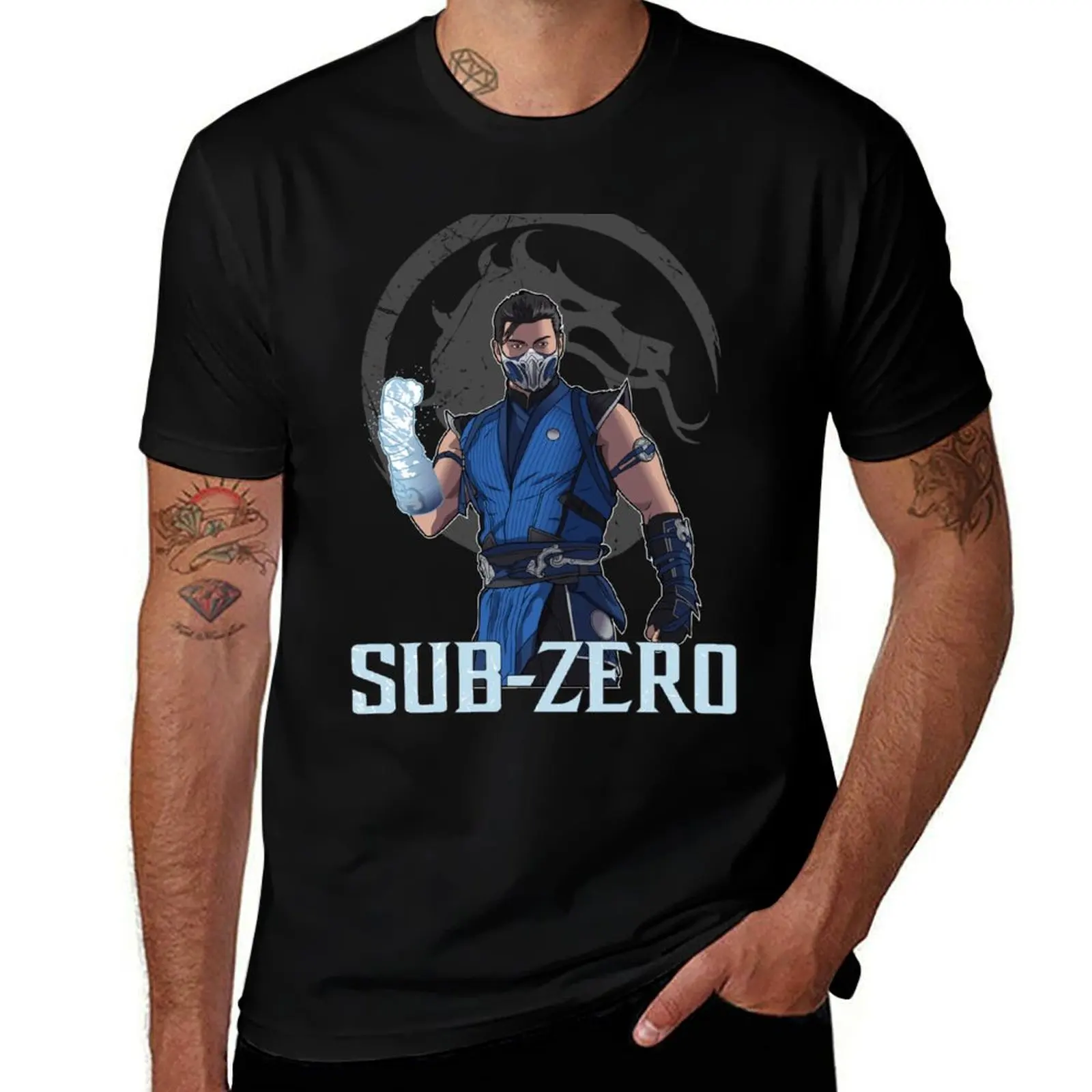 

Mortal Kombat 1 / MK 1 Sub Zero T-Shirt quick drying summer clothes oversized t shirt men