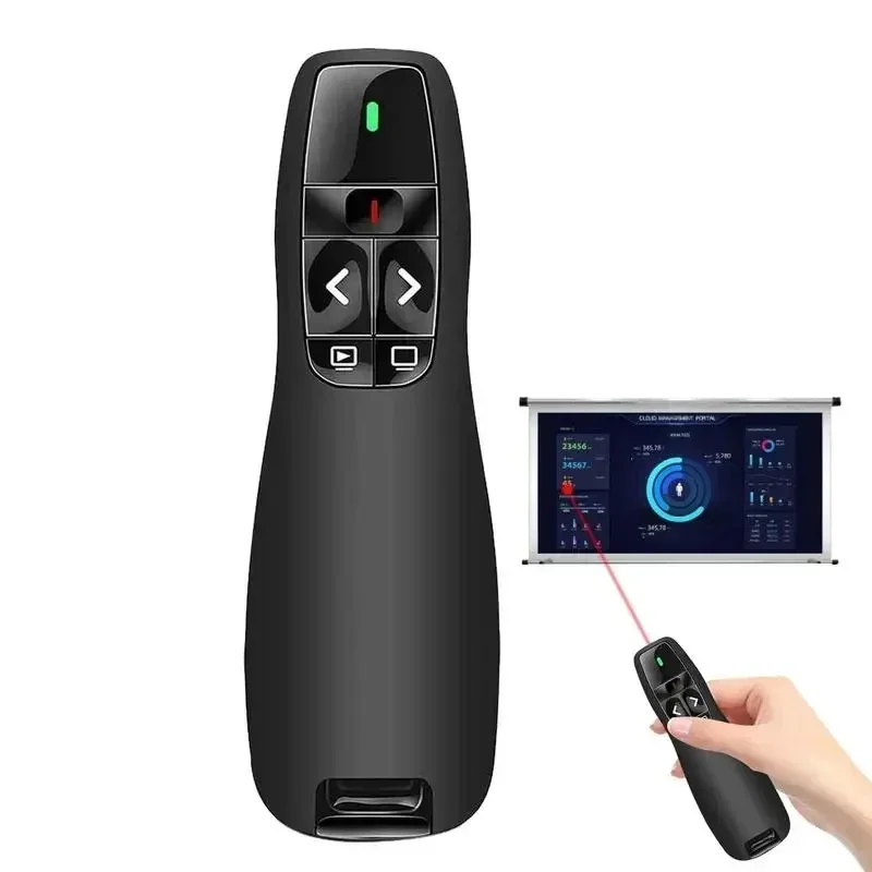 

YP 2.4GHz Wireless USB PowerpointRemote Clicker Pointer RF Presenter Pen Control Flip Clicker，Presentation Page PPT Smart Home