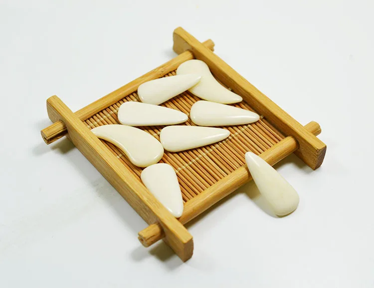 Natural Bovine Bone False Nail for Guzheng Zither Guqin Finger Protection Adults Children Professional Performance Accessories