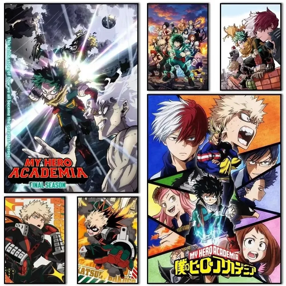 Pintura de Diamantes 5D DIY, Arte de Personajes de Anime de My Hero Academia, Manualidades para Decoración de Paredes del Hogar, Regalo Ideal para Amantes del Arte