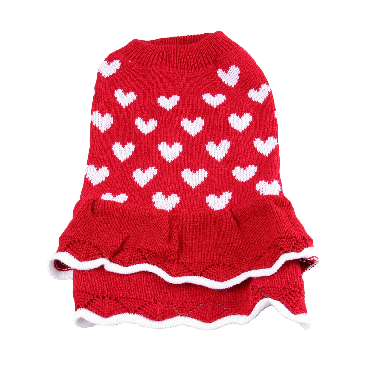 

Dog Heart Skirt Acrylic Fibers Fashionable Outdoor Activities Photo Taking Special Occasion Pet Apparel