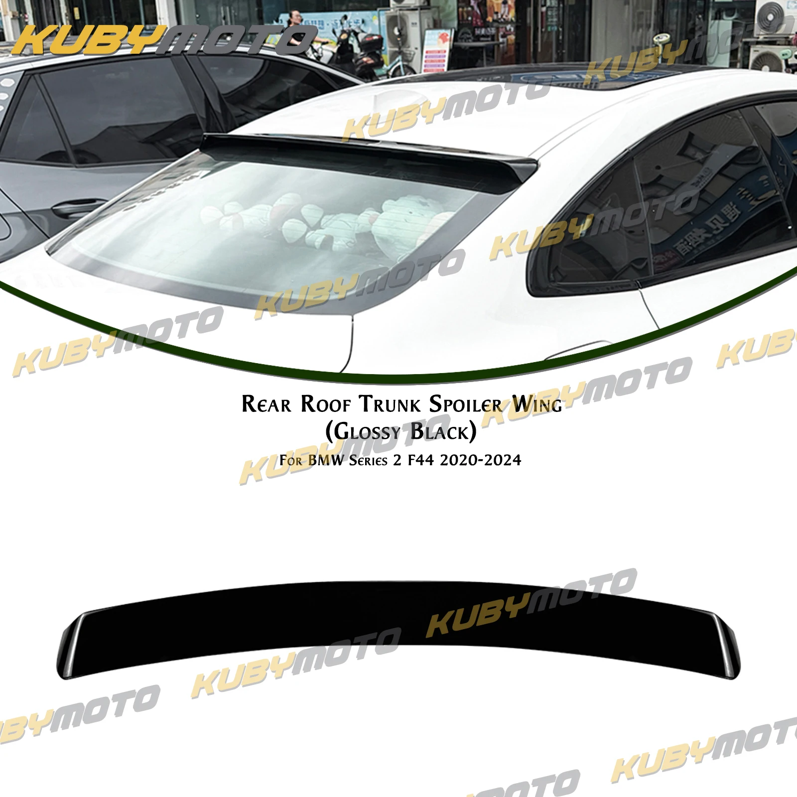 ​Rear Trunk Roof Spoiler Wing For BMW 2 Series F44 2020-2024 Top Wing Lid Tail Spoiler Splitter Cover Decklid Lip Trim