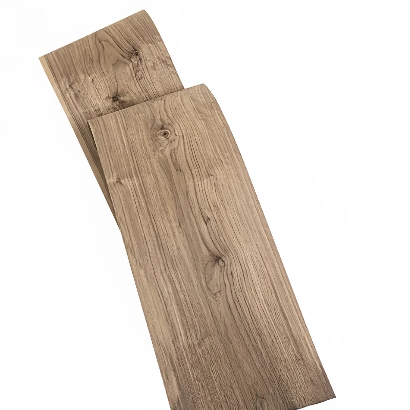 Natural Scarred Black Walnut Pattern Solid Wood Veneer Decoration and Renovation Furniture L:2-2.5 Meters W:30 Cm T:0.4-0.5 Mm