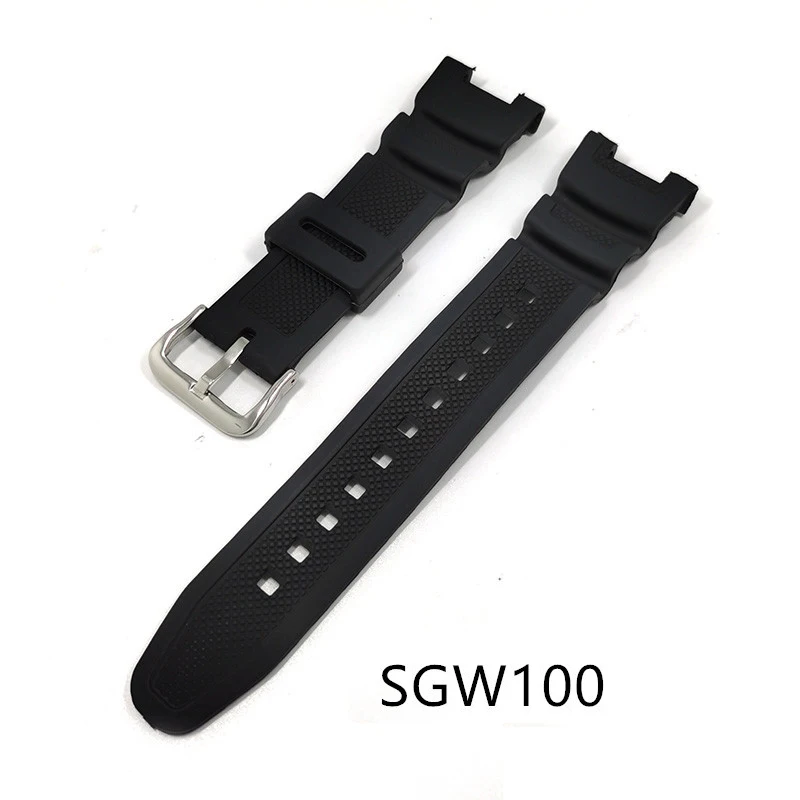 For Casio G shock sgw100 SGW-100 Sport Strap SGW-100-1V SGW-100-1VDF Waterproof Rubber Bracelet Watch Accessories PU watchband