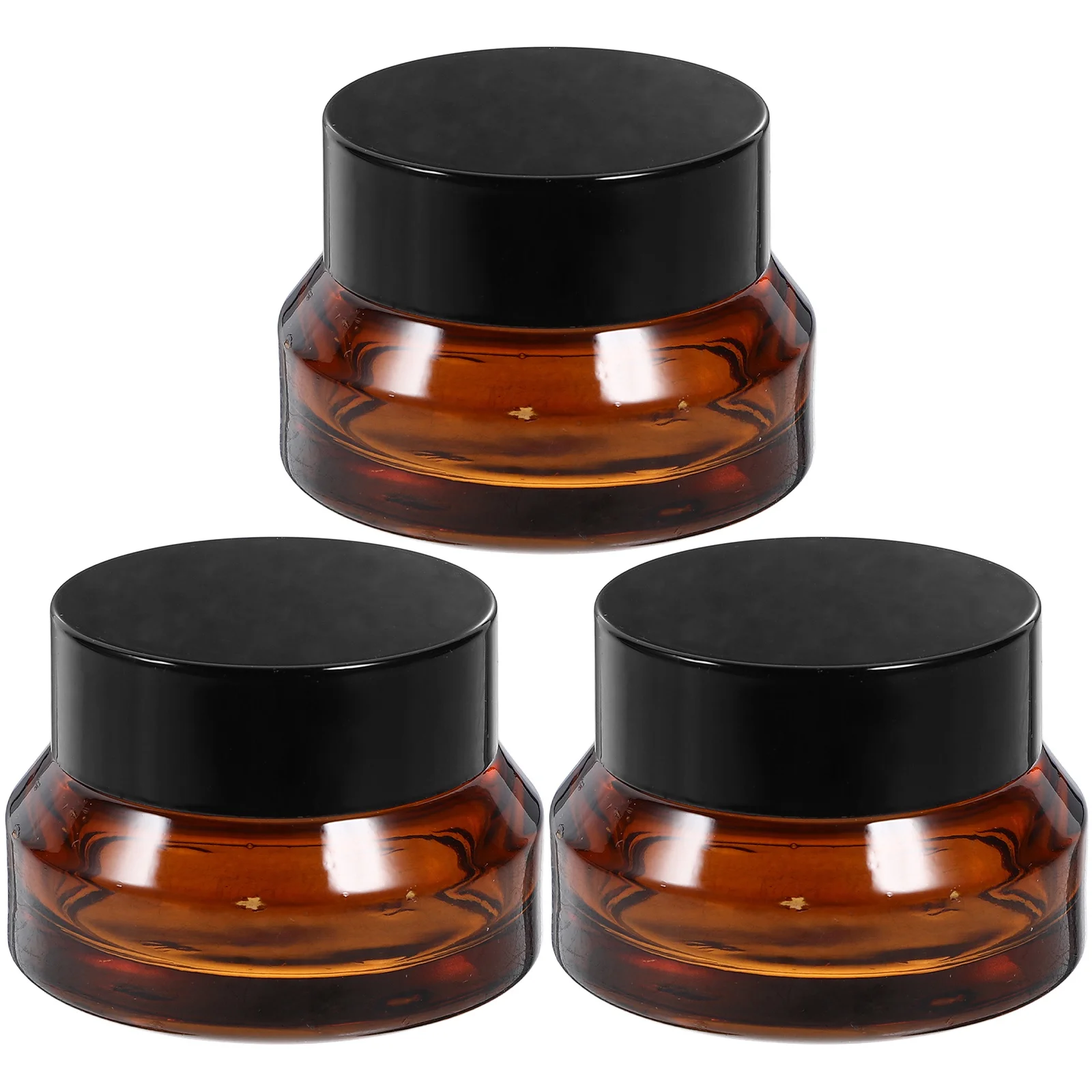 

5Pcs Portable Cream Containers Tiny Jars Travel Refillable Storage for Cosmetics Sample Jars Lip Balm Makeup Organizer