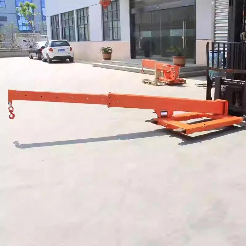 Forklift Telescopic boom Fork crane Single arm  Forklift attachment boom