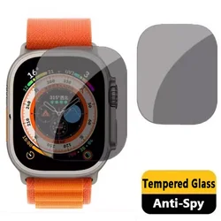 Privacy Screen Protector Compatible for Apple Watch Ultra/2 49mm Tempered Glass Anti-Spy Anti-Scratch Film for iWatch Ultra 49MM