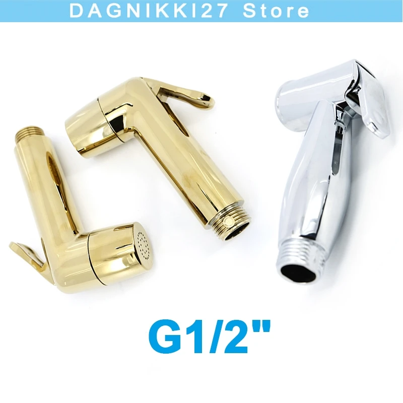 

Золотой/серебристый ручной распылитель для биде, насадка для душа из АБС-пластика для туалета WC G1/2 дюйма