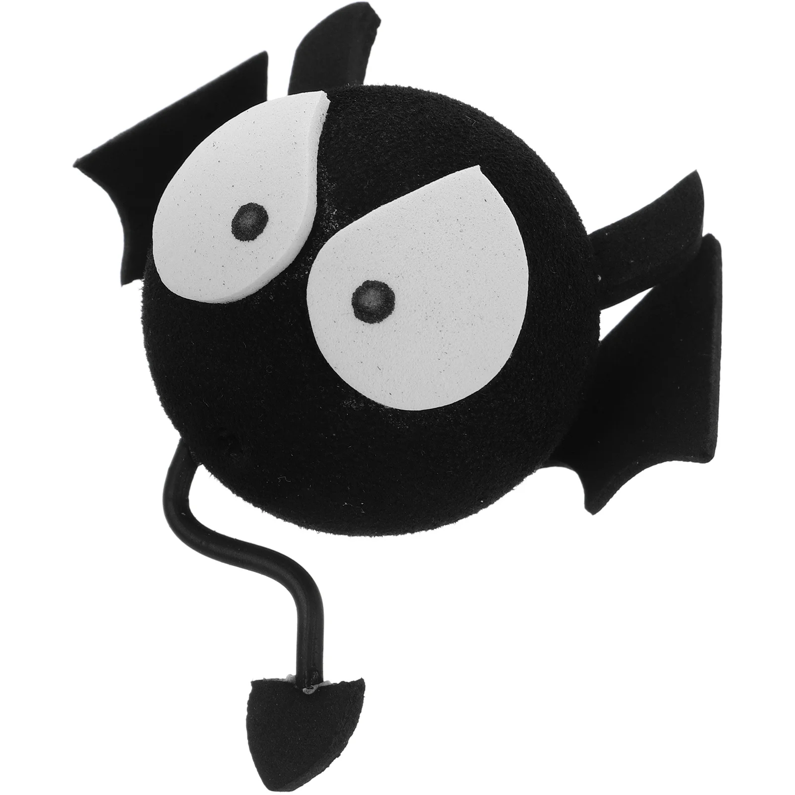 เครื่องประดับเสาอากาศรถยนต์ธีมฮาโลวีน ดีไซน์ค้างคาวตาโต ทนทานต่อสภาพอากาศ สำหรับตกแต่งภายนอกรถยนต์ รถบรรทุก และรถ SUV