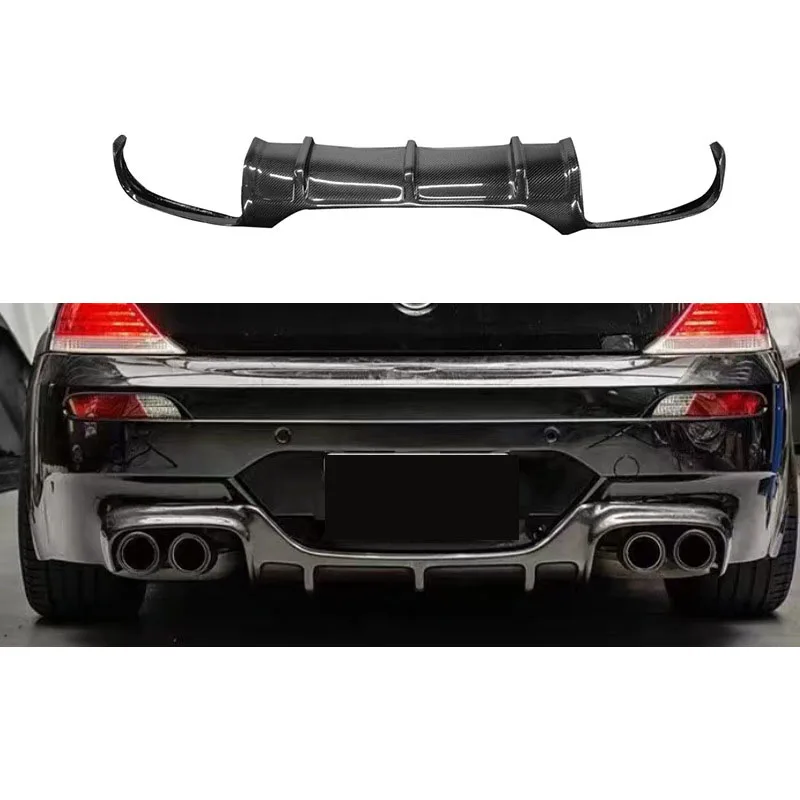 

Suitable for BMW M6 E63 E64 carbon fiber rear lip V-shaped rear spoiler modified body kit