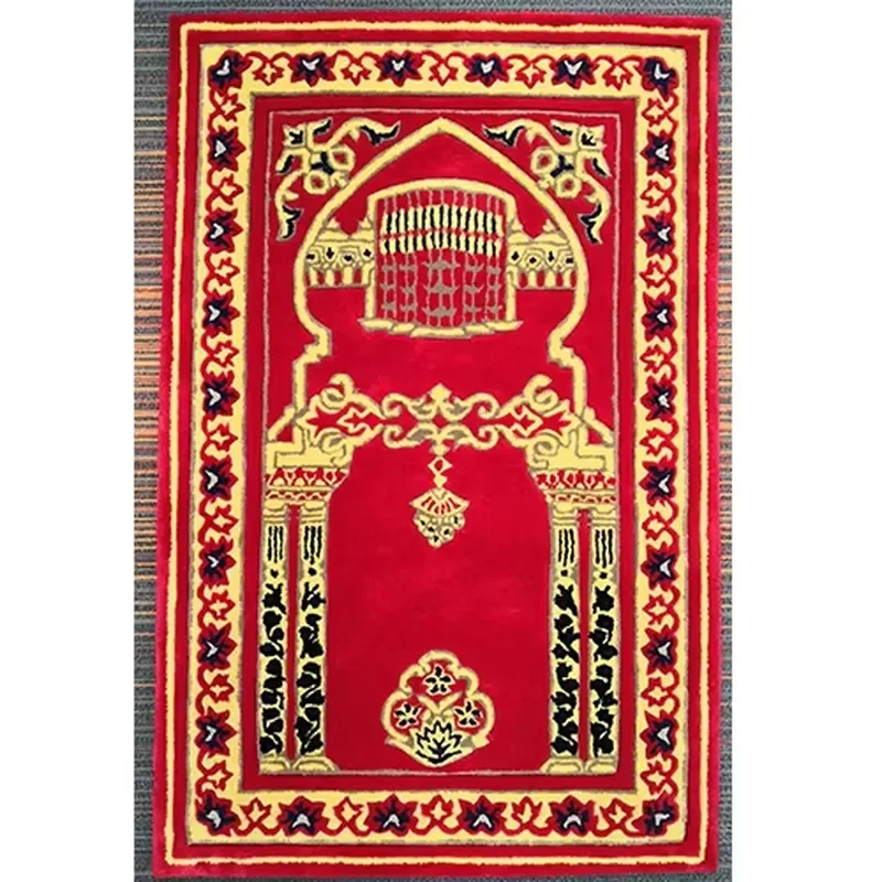 Muslim Soft and Thick Prayer Rug Premium Prayer Rug