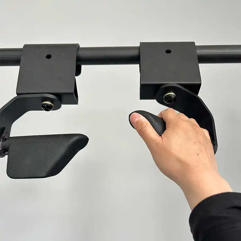 قطعتان من مقابض السحب لأعلى، مقابض شريط المقاومة، مرفق آلة سحب متعددة الأغراض للرافعة المميتة، شريط سحب لصالة الألعاب الرياضية