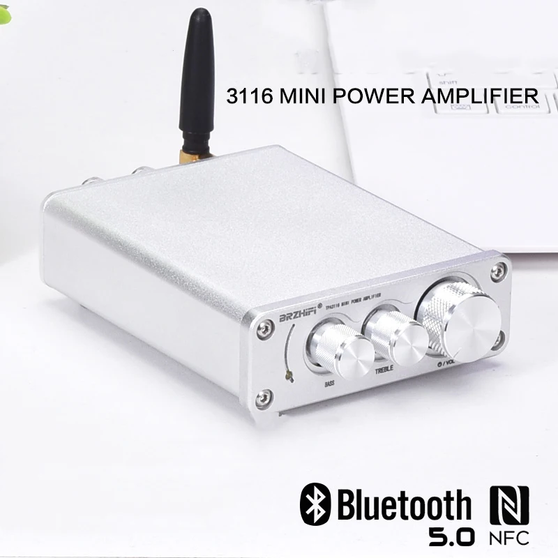 

KYYSLB 50W*2 HIFI Fever Mini 5.0 Bluetooth Amplifier QCC3003 TPA3116 Stereo Audio Subwoofer High Power Digital Amplificador