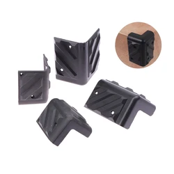 2Pcs/set Speaker Corners Black Plastic Right Angle Rounded Protector Replacements Guitar Amplifier Stage Cabinets Accessories