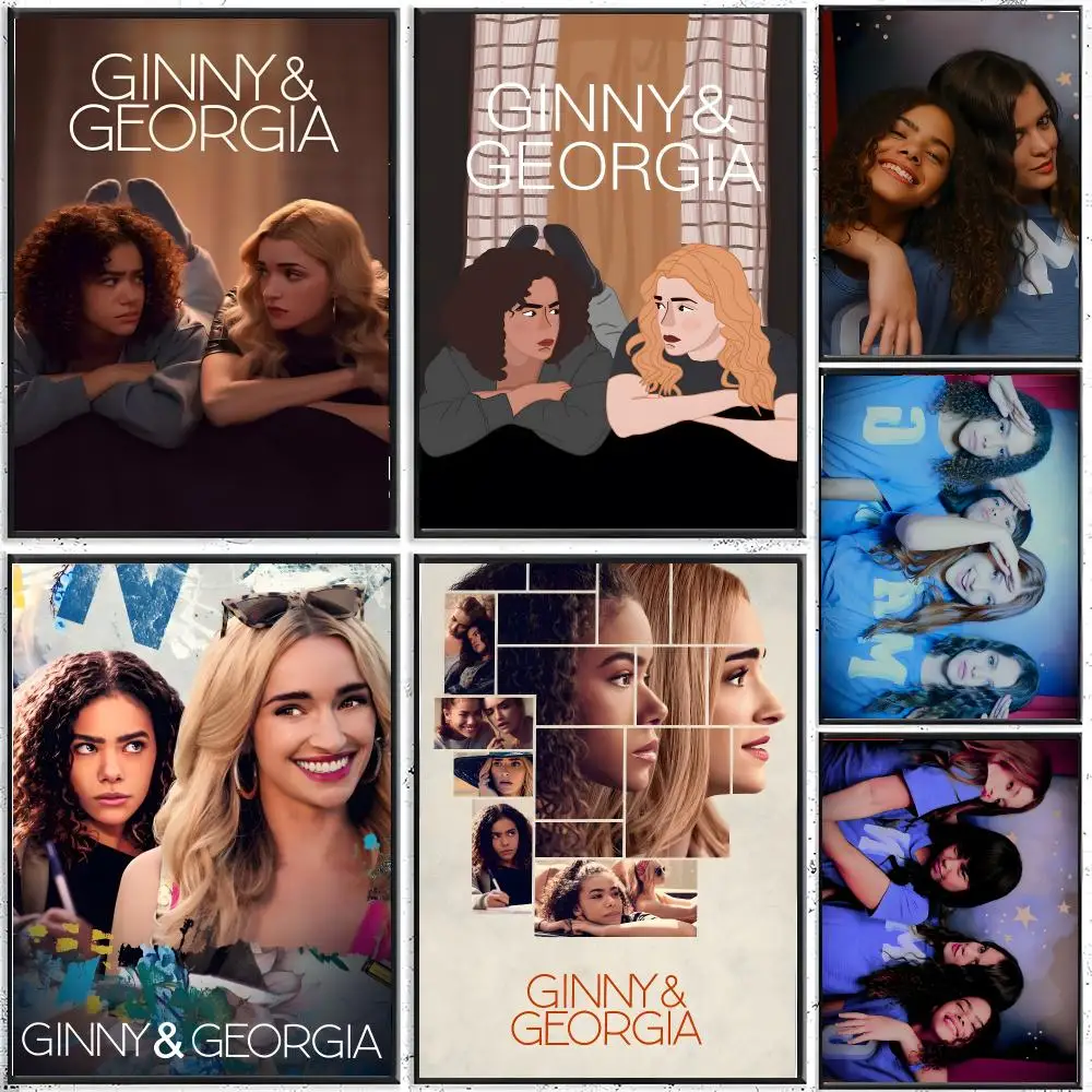 Modern Family Comedy G-Ginny Georgia Poster Modern Indoor Wall Decor & Aesthetic Home Space Design