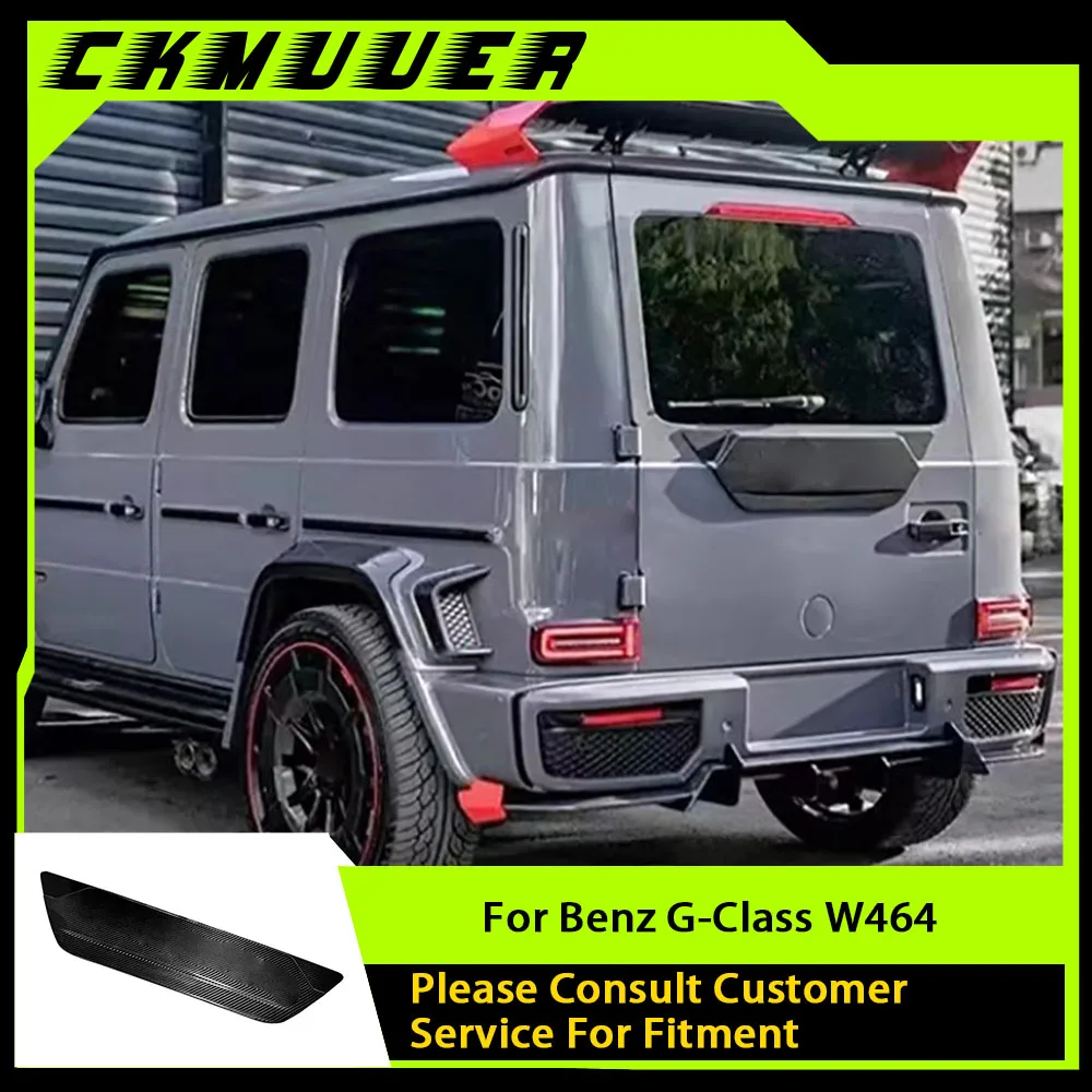 

CKMUUER For Benz G-Class W464 G500 G63 Carbon Fiber Spare Tire Cover Car Accessories Rear ADD ON Style Car Styling
