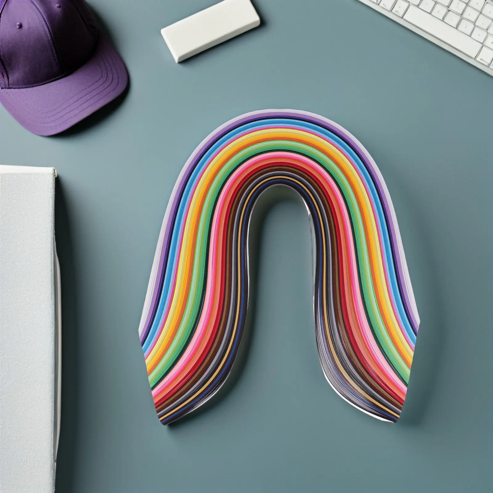 1000 Buah Strip Quilling Multi - Quilling Paper Strips ulasan dan harga