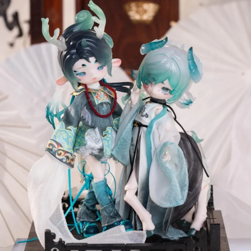 

Penny'S Treasure Box Luluya Cool Limited Edition Chinese Style Mobile Doll With Ginger Sauce Figure 1/8bjd Girl Surprise Gift