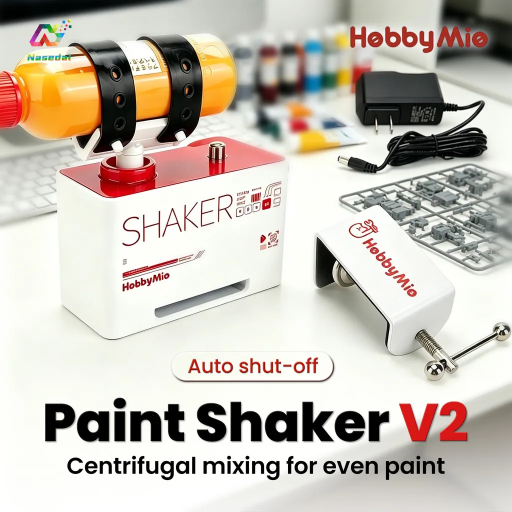 HOBBY MIO Paint Shaker V2 Upgraded Electric Centrifugal Paint Mixer for Gunpla Scale Model Building Hobby DIY Painting Tools