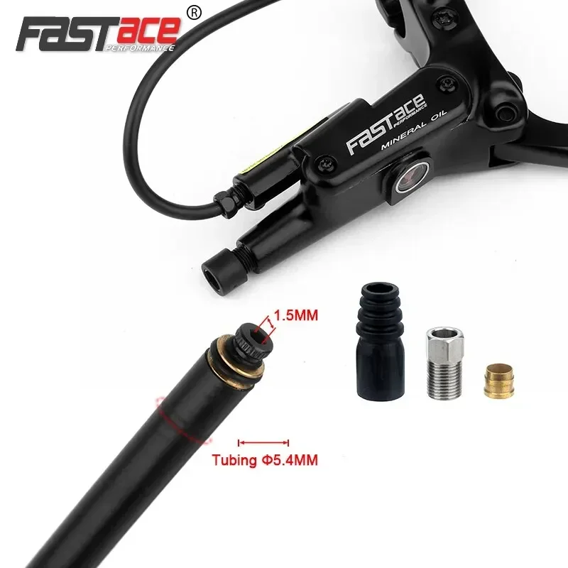 4 piston Electric Bike Hydraulic Disc Calipers Brakes E-bike Power Off Brakes Lever Electric Scooter