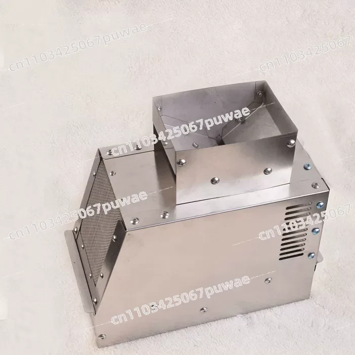 Electric Grain Shell Blower Winnowing Machine Adjustable Blowing Machine with Vibration Motor for Bird Feed
