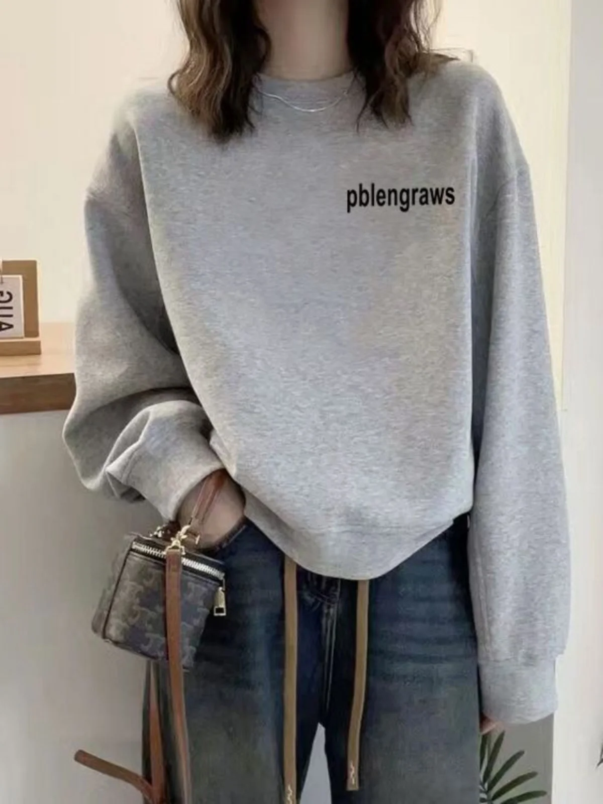 

Женская толстовка Spicy Shortie с высокой талией, тонкая, с длинным рукавом, весна-осень-зима, новый стиль, утепленная, из вельвета, универсальная, маленький размер