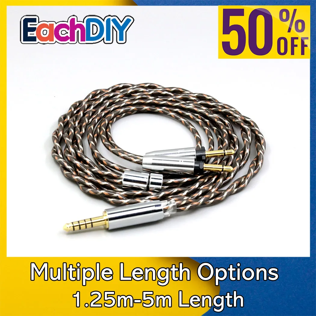 

Кабель для наушников TypeX 25AWG Litz Shielding 7n OCC для Final Audio SONOROUS IV VI VIII X D8000 Design Pando Hope vi 1:1 LN009008