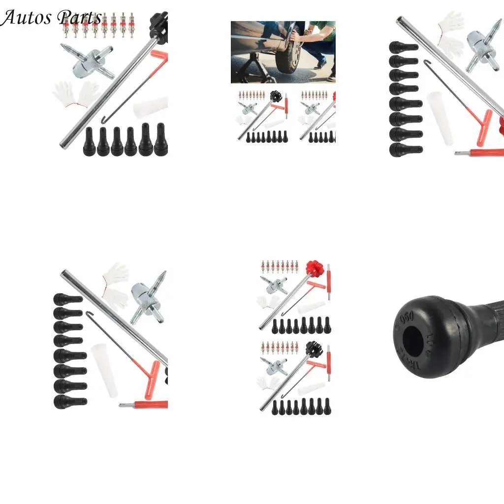 

57BA Комплексные 22pcs Ремонтные клапаны шины Удаление ядра для владельцев автомобилей и техников