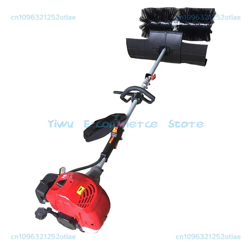 Handheld Grass Snow Cleaning Equipment  Hand Pushed Backpack Lawn Brushing Machine Garden Accessories