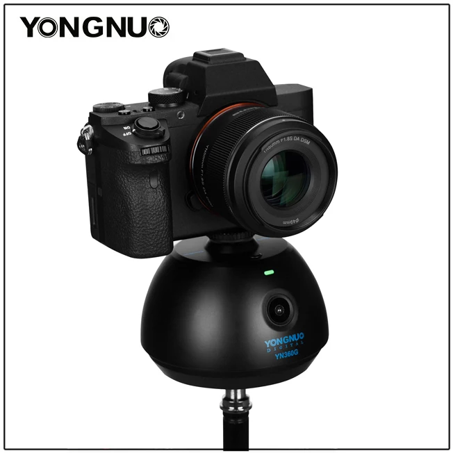 YONGNUO YN360G Auto Smart Shooting Selfie Stick 360 Object Tracking Holder All-in-one Rotation Face Tracking Camera Phone Holder