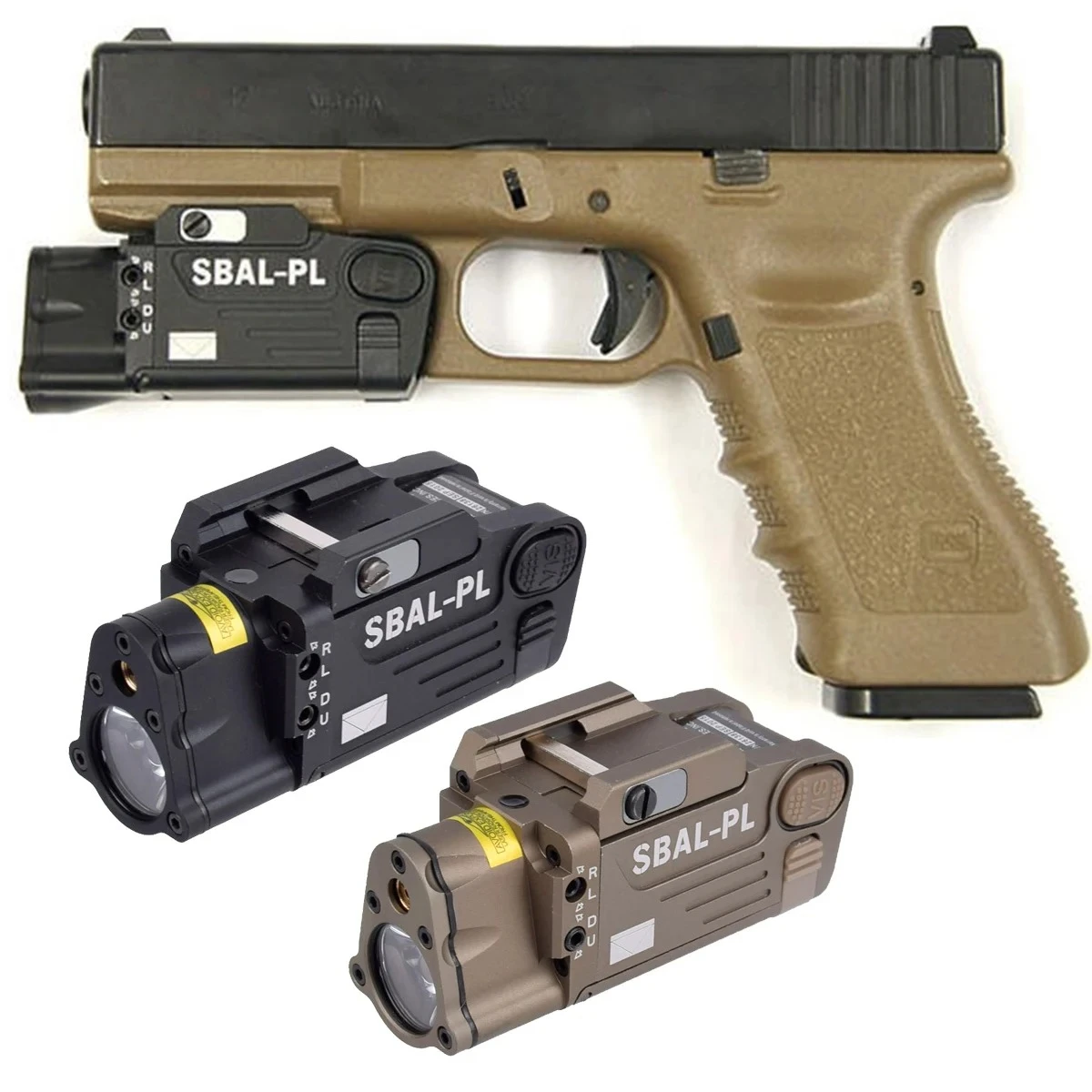 

Tactical SBAL PL White Light Strobe Flashlight Constant Red Dot Hunting Laser Hanging Scout LED Airsoft Hunting Weapons