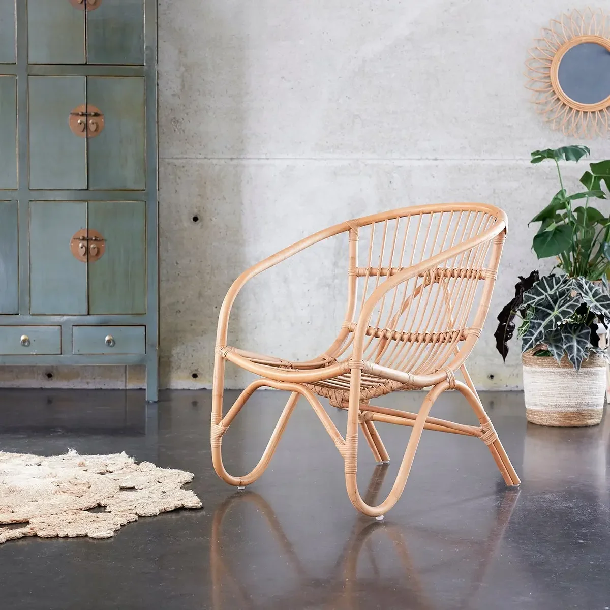 Möbel Rohr Stuhl-entspannender Raum Innen haus