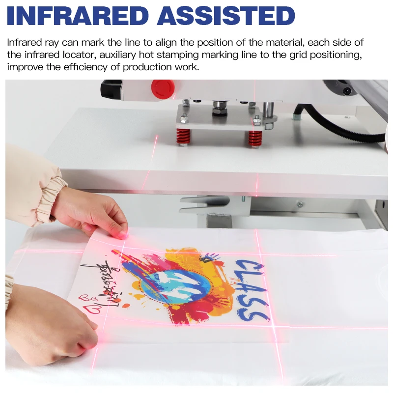 آلة الضغط الحراري ذات الختم الساخن منزلق كهربائي مزدوج للوحة نقل الحرارة لملصقات الطباعة