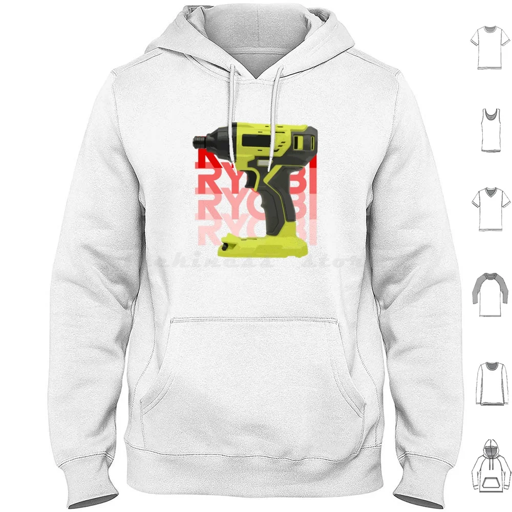 Ryobi-Tool Shadow Hoodie Cotton Long Sleeve Shine Spring Summer Sunny Good Morning