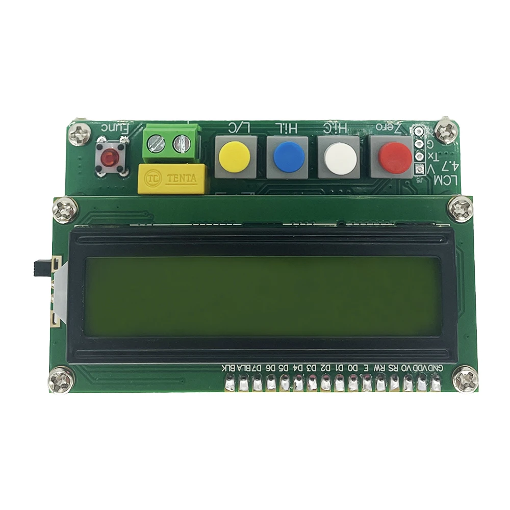 Imagem -02 - Medidor de Capacitância Indutiva l c Medidor de Capacitância Digital Testador de Medidor de Capacitância Lcd Interface Mini Usb com Cabo Usb