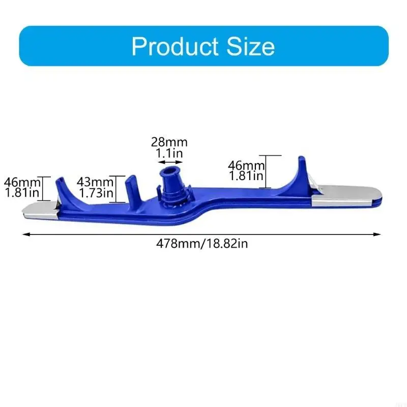 J6PE Lower Sprayed Arm Dishwasher Arm Replacement Part Easy Installation Dishwasher Arm Suitable for Kitchen Cleaning Result