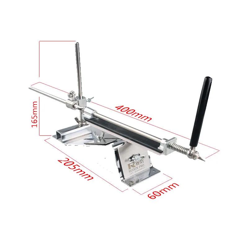 Imagem -06 - Ruixin-fixo Ângulo Faca Afiador Sistema de Afiação Pedra Moer Pedras Moagem Cozinha Ferramentas Material Metal Novo