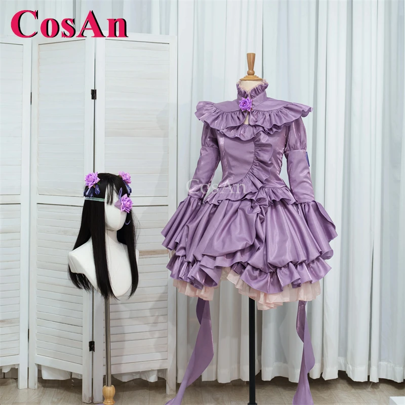 

Костюмы для косплея CosAn Anime Rozen Maiden Barasuishou/Rosen Kristall, милый и изящный наряд для Хэллоуина, ролевых игр, размеры XS-XXL