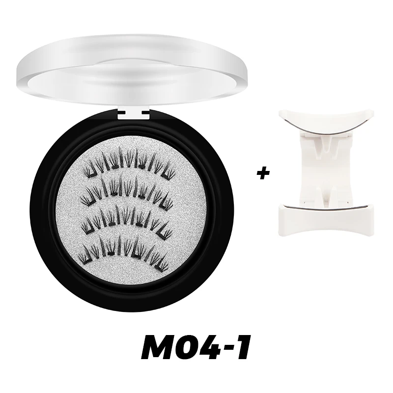 DINGSEN 1 Set Magnetische Wimpern 3D Natürliche Falsche Wimpern Wiederverwendbares Magnet-Clip-Set Wimpernverlängerung Make-up Pinzette Wimpernset – Detail 21