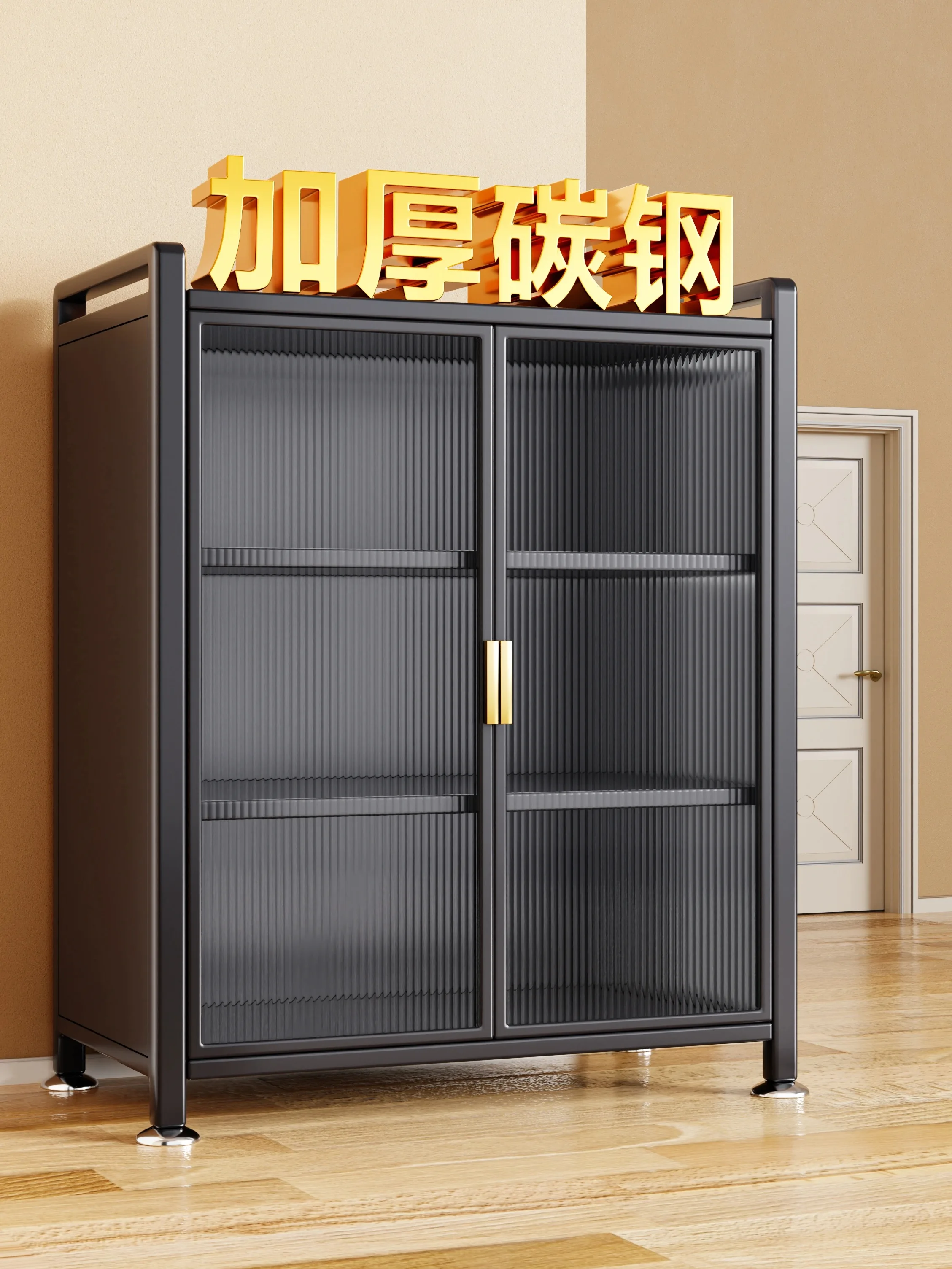 ！@Customizable Modern Style Metal Storage Cabinets for Home Hotel Large Capacity  Furniture Custom Living Room